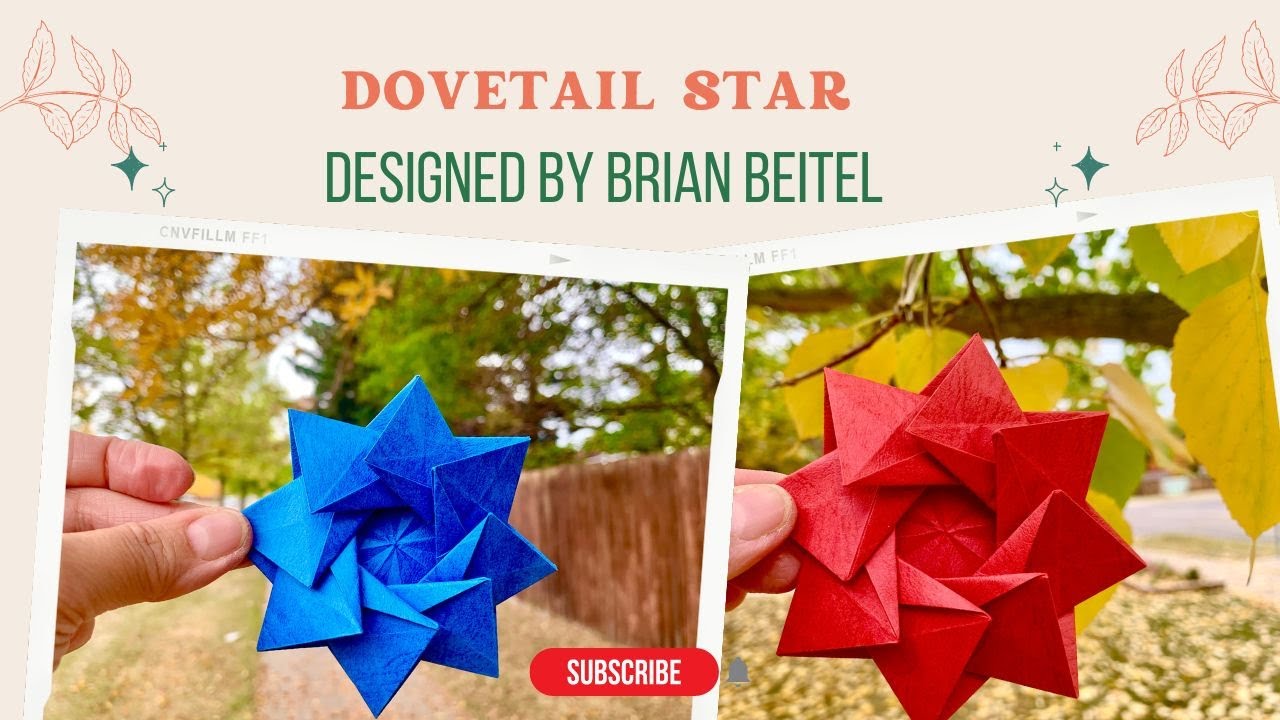 Origami Maniacs 531: Dovetail Star