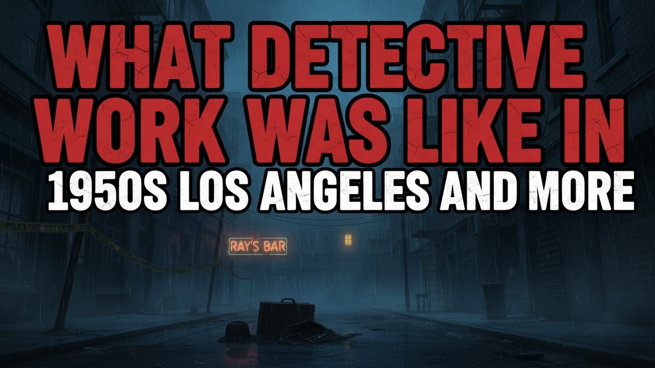 True Crime For Sleep | What DETECTIVE Work Was Like in 1950s Los Angeles and more
