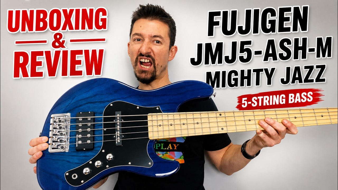 Fujigen Mighty Jazz Bass 5 струн || Распаковка и обзор
