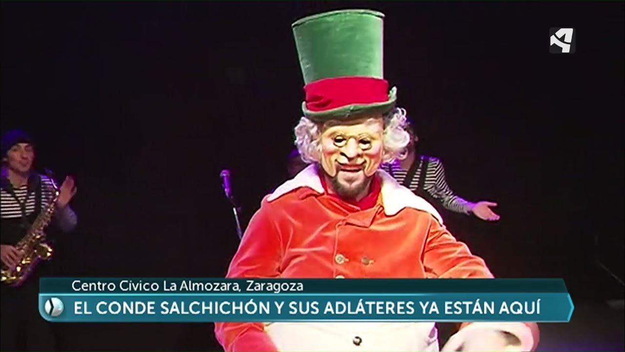 El Conde Salchichón y su troupe carnavalesca ya están en Zaragoza