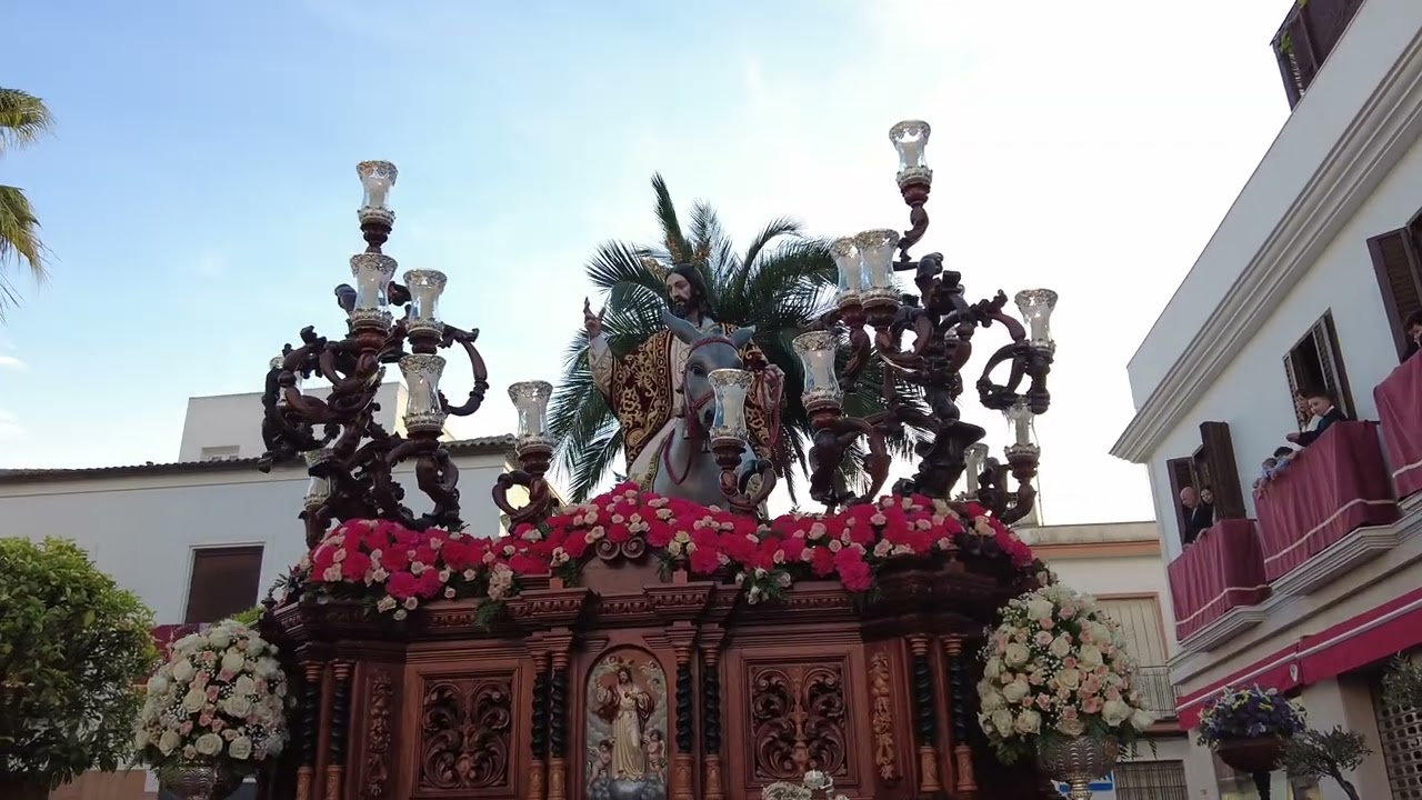DOMINGO DE RAMOS PILAS 2025,HDAD DE LA BORRIQUITA,HDAD DE LA SOLEDAD,PILAS 13 ABRIL 2025,NENO1957HUE