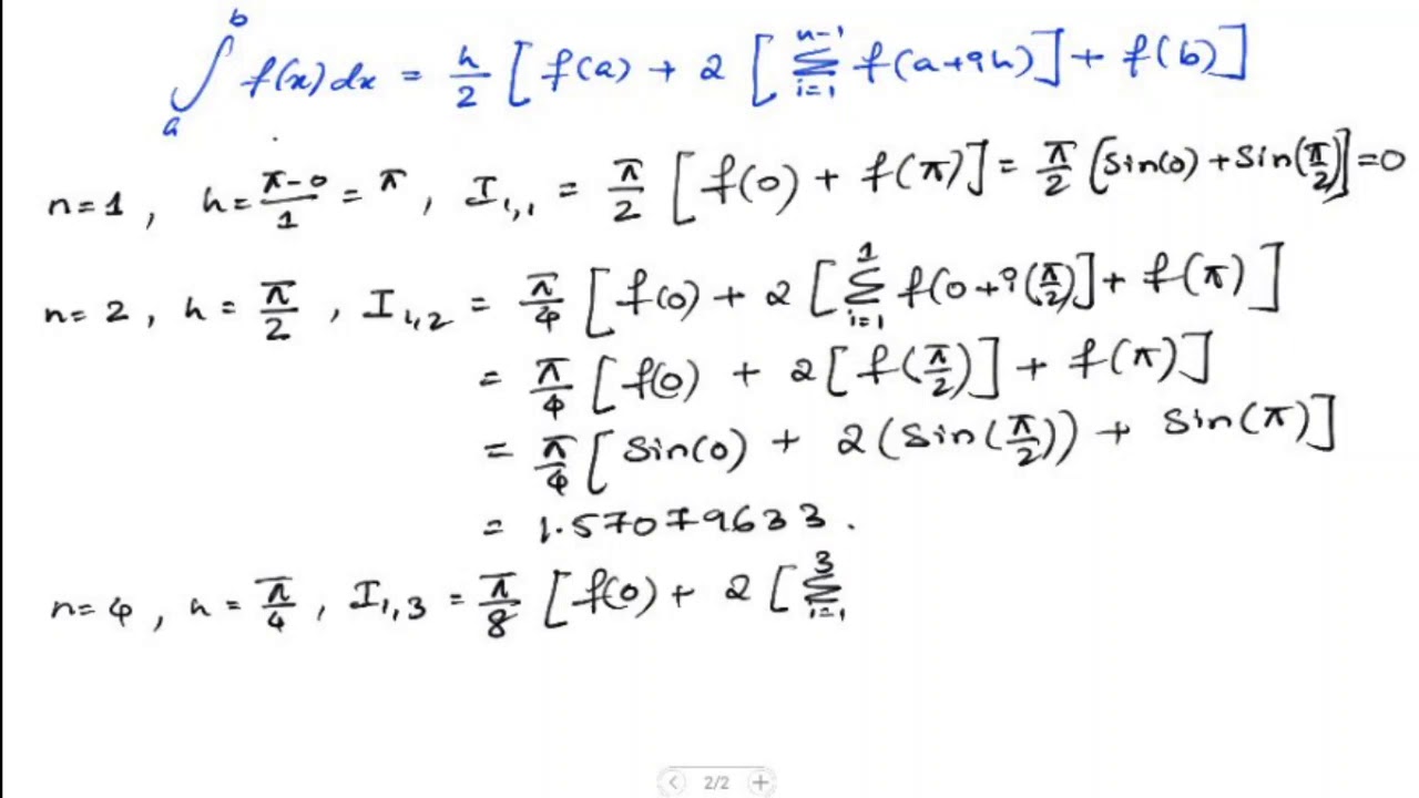Romberg Integration | Numerical Mathematics
