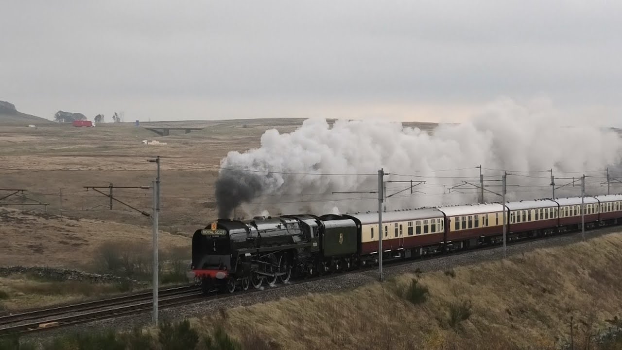 BR 71000 Duke of Gloucester returns to Shap after 18 years unassisted with The Royal Scot 06/11/25