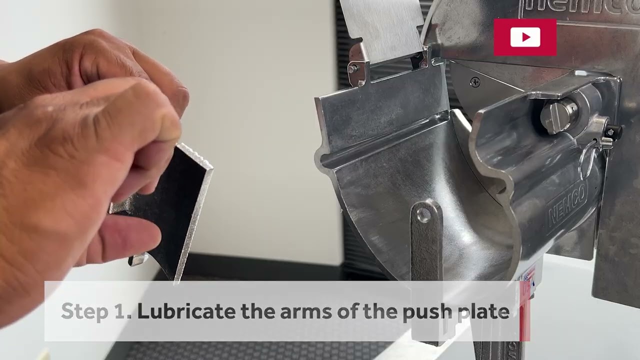 Nemco Easy Slicer Lubrication Instructions