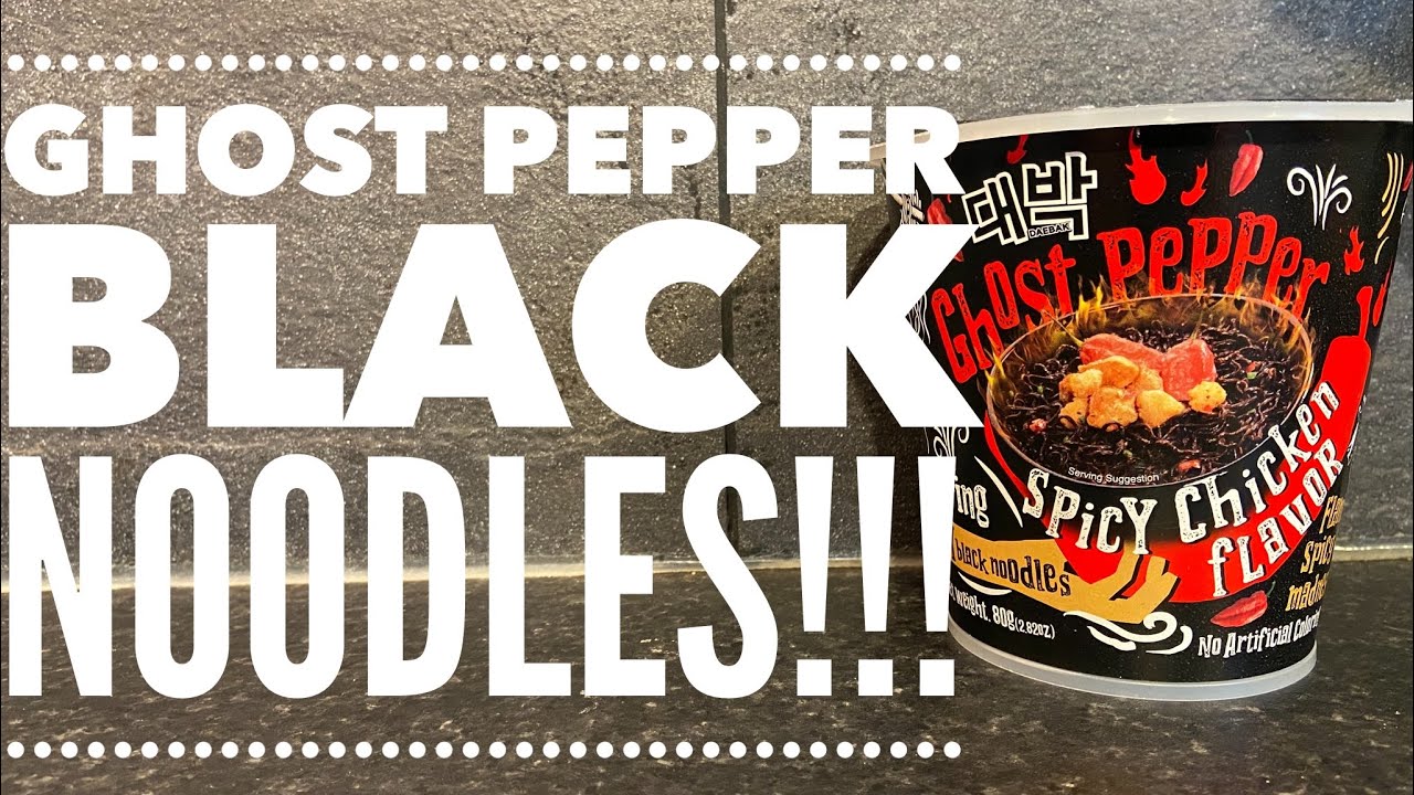 Daebak Ghost Pepper Spicy Chicken Flavor Black Noodles | Mamee Daebak Shinsegae