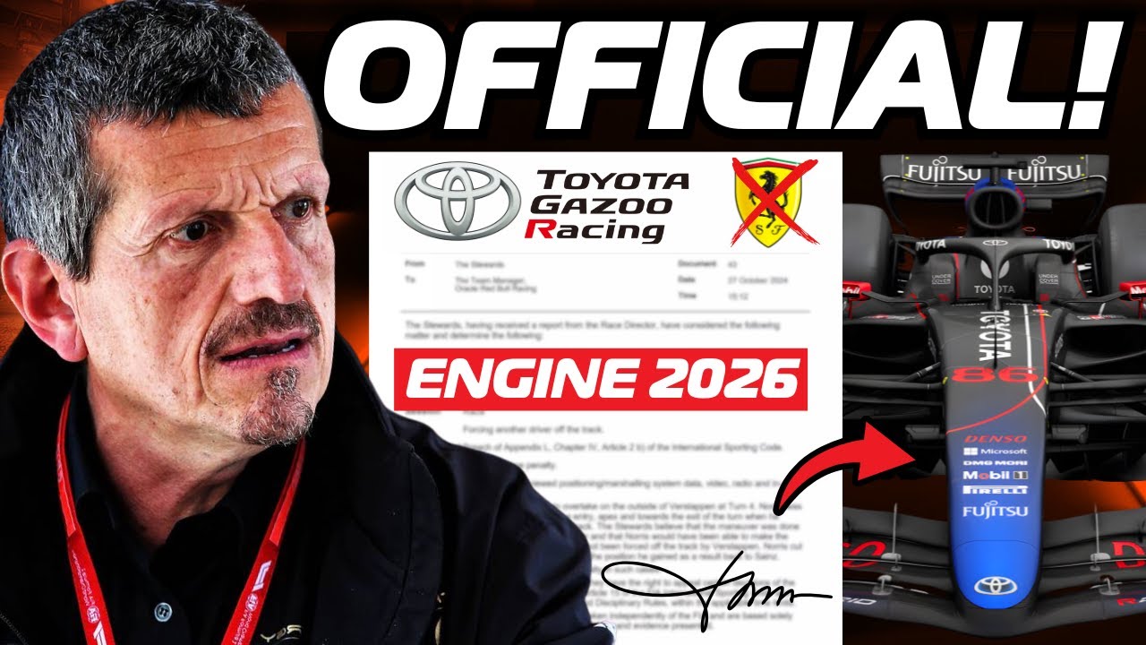 TOYOTA in SHOCK F1 Return as an Engine Supplier for HAAS!