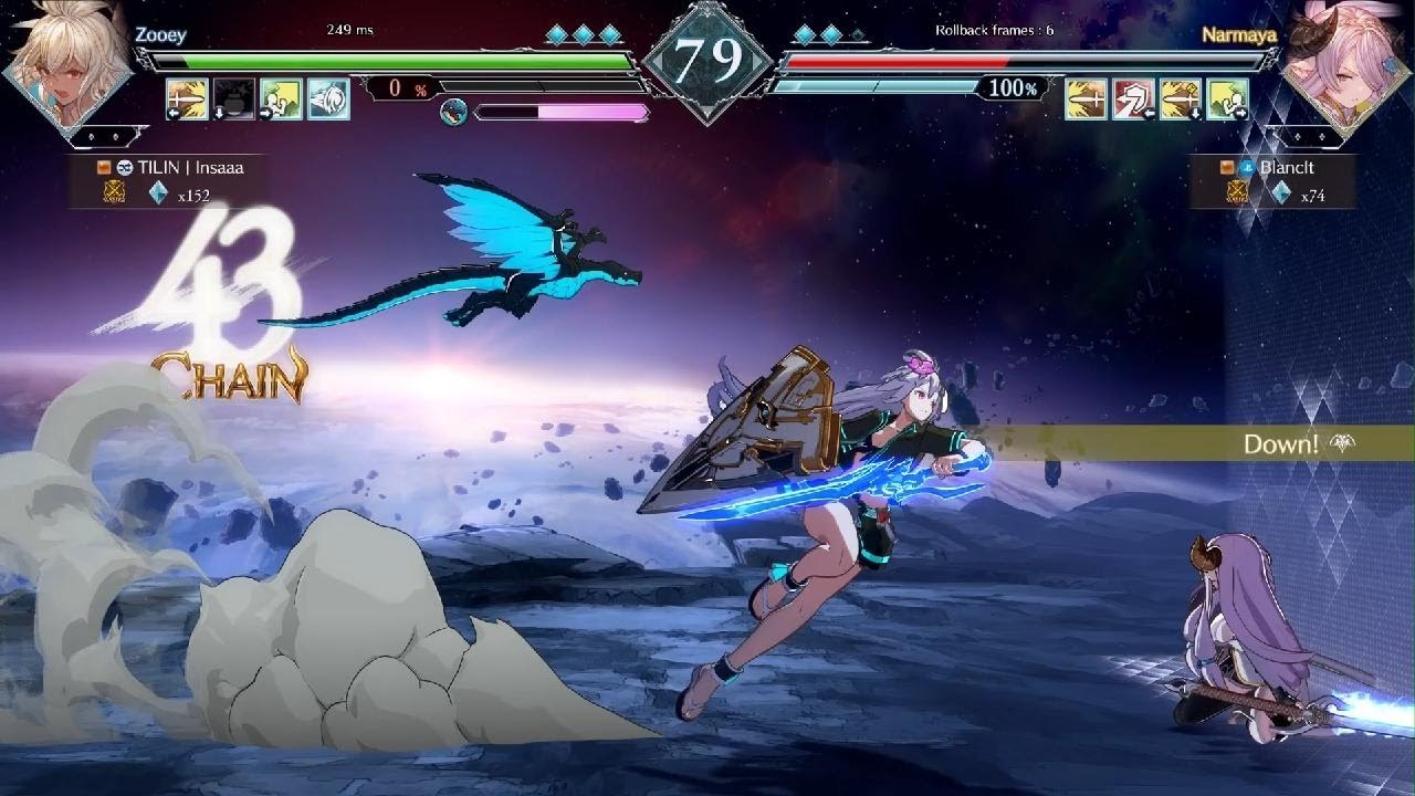 Granblue Fantasy Versus: Rising - Narmaya Master Ranked 15
