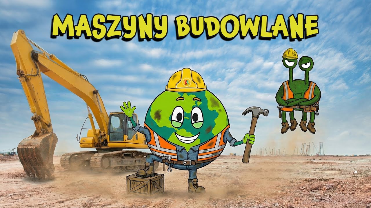 Maszyny Budowlane 🚧 Super Ciekawostki! - Film Edukacyjny dla Dzieci