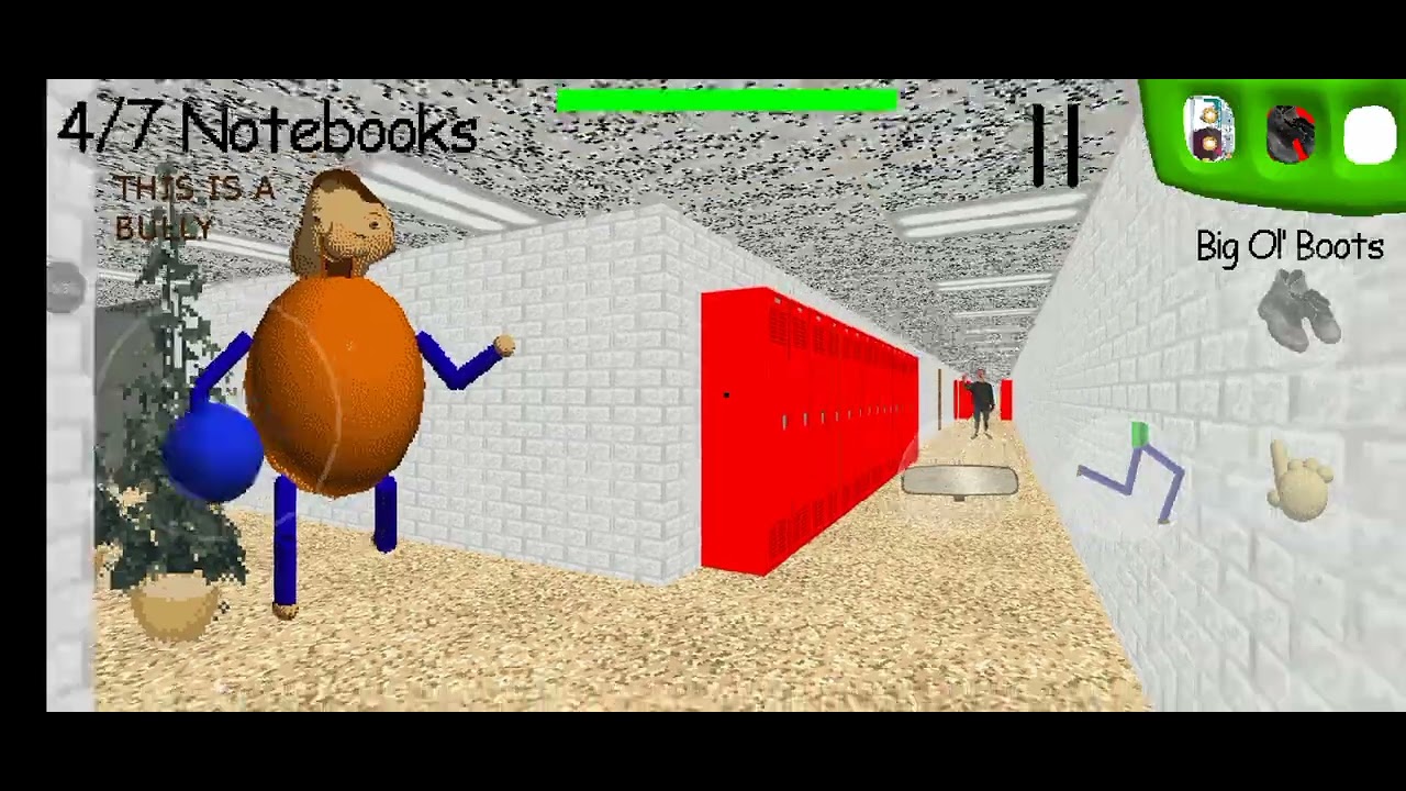 Trying to get the secret ending in Baldi's basics classic (Fixed screen) | JustLouis 