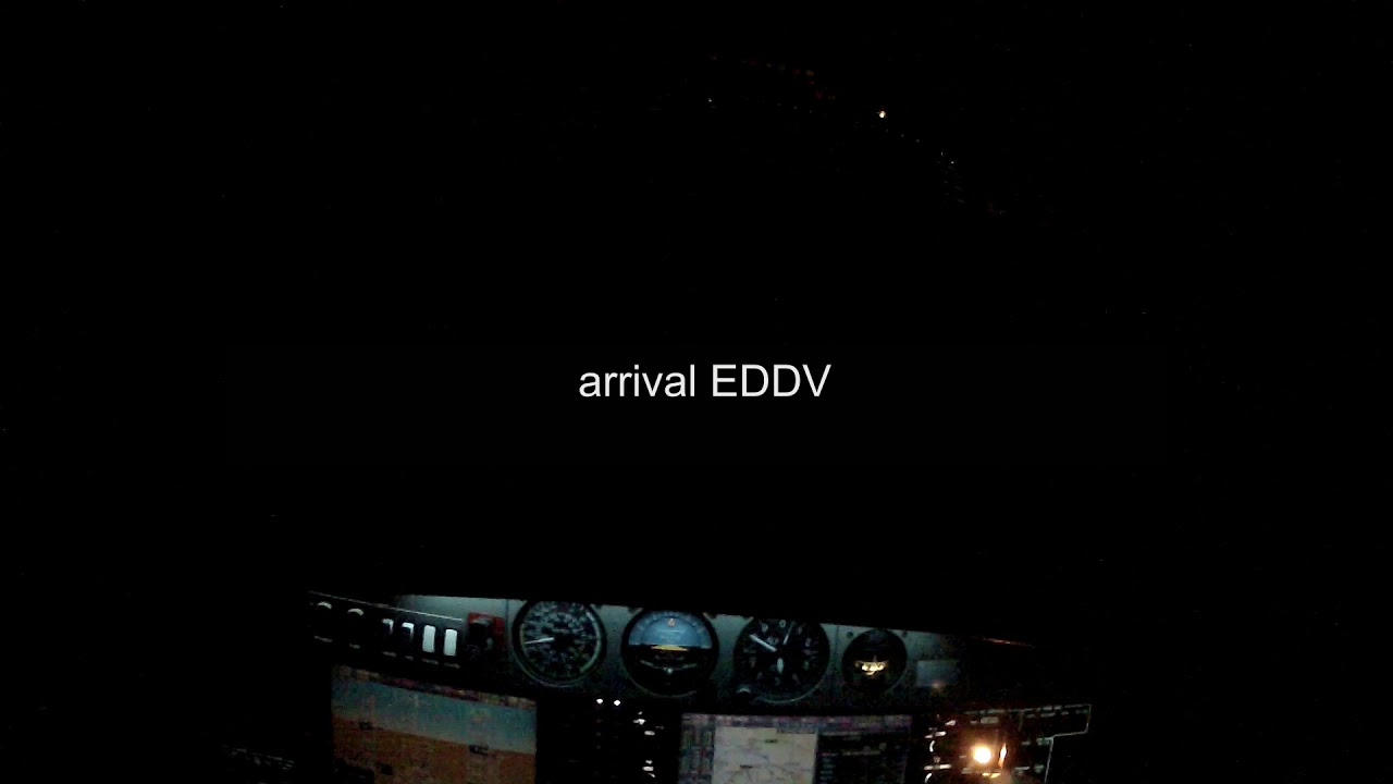 IFR EDMS Straubing IFR night EDDV Hannover DA42 moderate ice