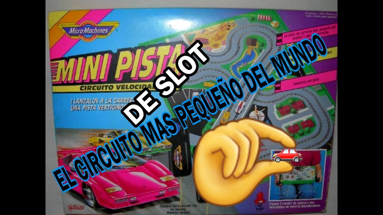 SCALEXTRIC...POSIBLEMENTE EL CIRCUITO DE SLOT MAS PEQUEÑO DEL MUNDO,(MICROMACHINES)