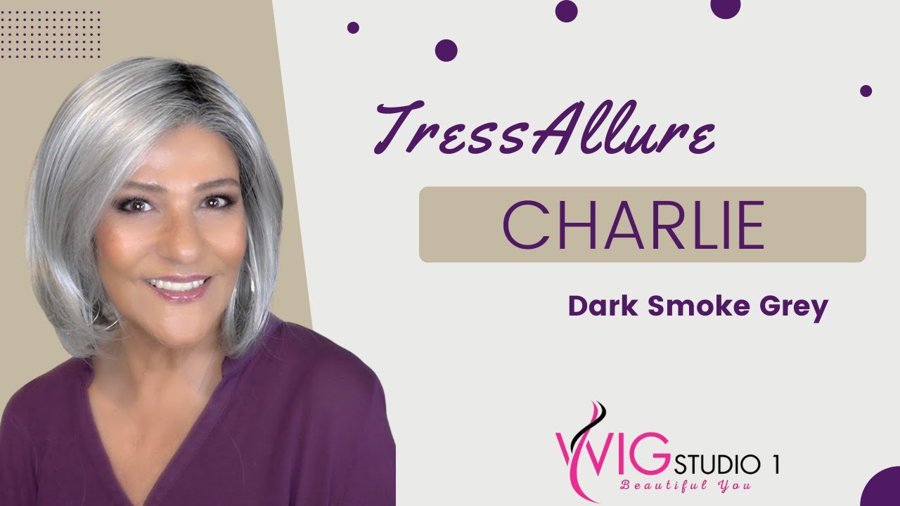 Tressallure CHARLIE Wig Review | Dark Smoke Grey | MARLENE'S WIG & CHAT STUDIO