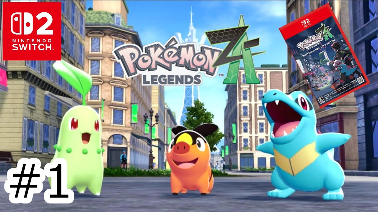 ポケモン最新作！御三家選択！！パートナーと「ミアレシティ」での新たな物語！！#1 【Pokémon LEGENDS Z-A】