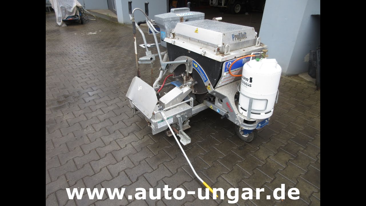 Graco ProMelt Thermolazer LineLazer 24H624 Baujahr 2022 Thermoplastic Roadmarking www.auto-ungar.de
