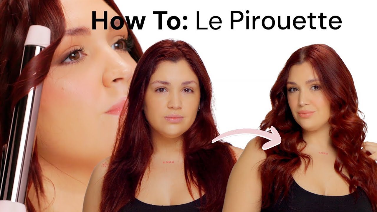 How To Use Le Le Pirouette Titanium Rotating Curling Iron from L&rsquo;ange