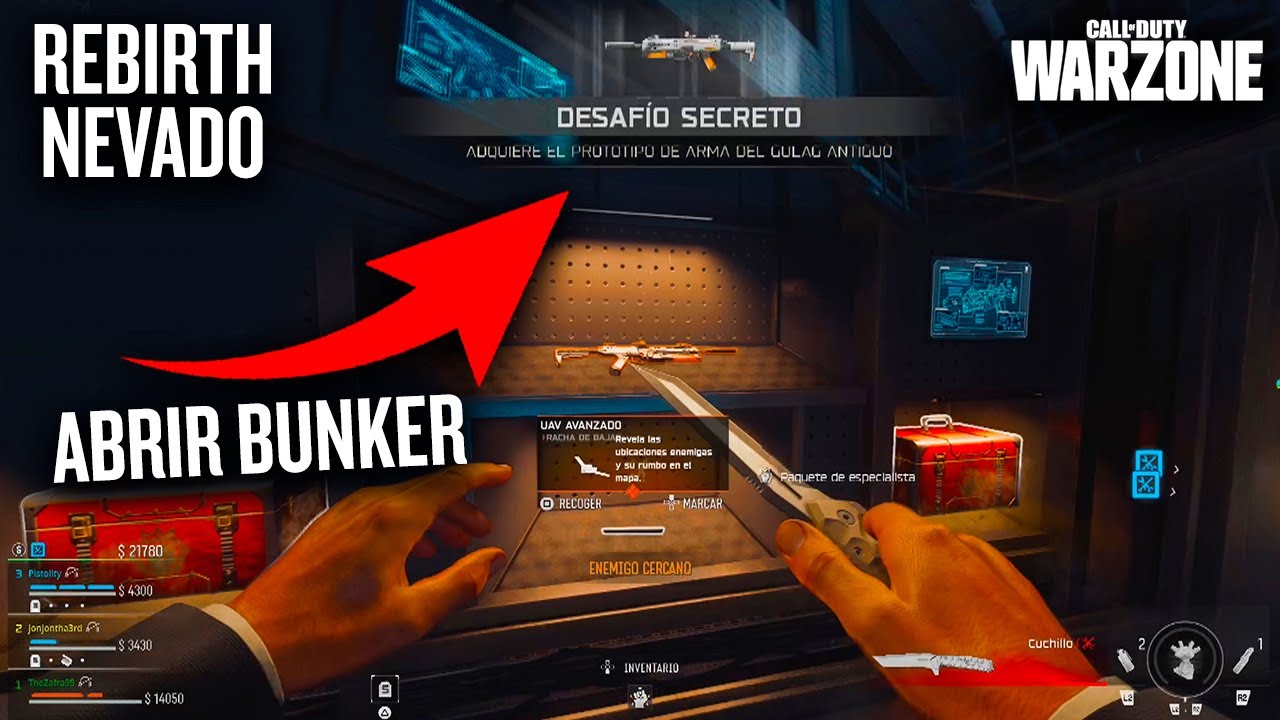 COMO COMPLETAR el EASTER EGG de REBIRTH ISLAND NEVADO! Abrir BUNKERS, Proyecto de ARMA GRATIS!