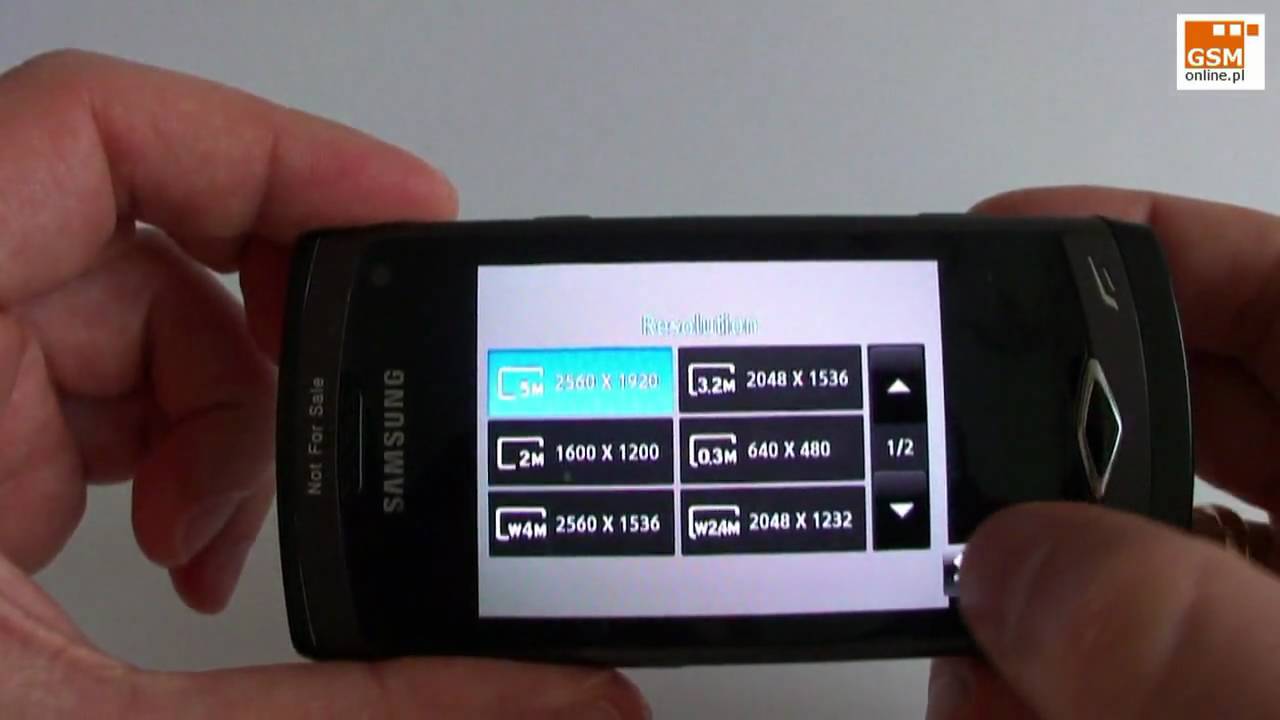 Samsung Wave GT-S8500 - camera