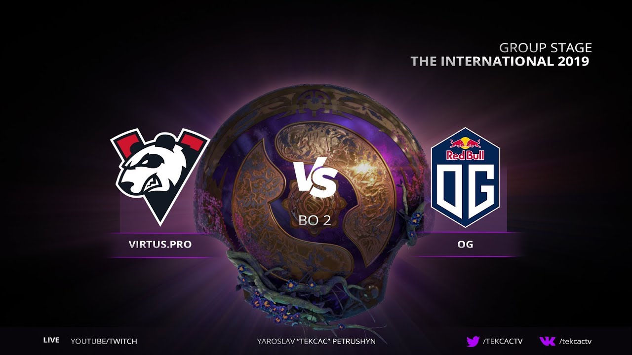 🔴 [TI9] Virtus pro vs OG | Bo2 | The International 2019 LIVE