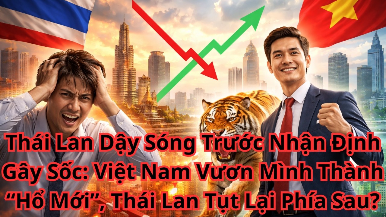 Thái Lan Dậy Sóng Trước Nhận Định Gây Sốc Việt Nam Vươn Mình Thành Hổ Mới Thái Lan Tụt Lại Phía Sau?