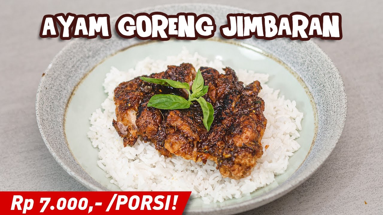 SUMPAH ENAK !!! Resep Ayam Goreng Krispi Bumbu Jimbaran !