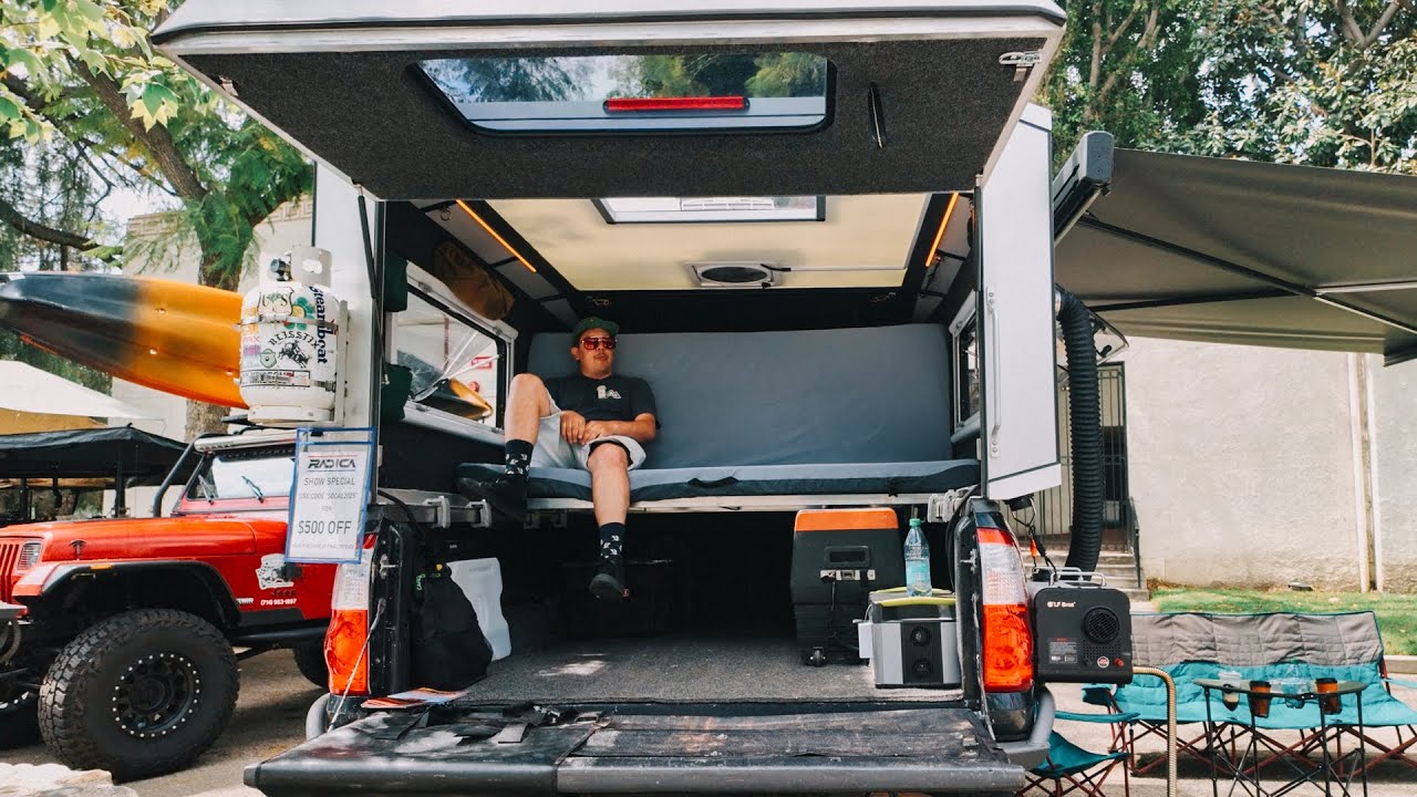 Moonlander X by Radica: Lightweight, 3-Mode Truck Camper