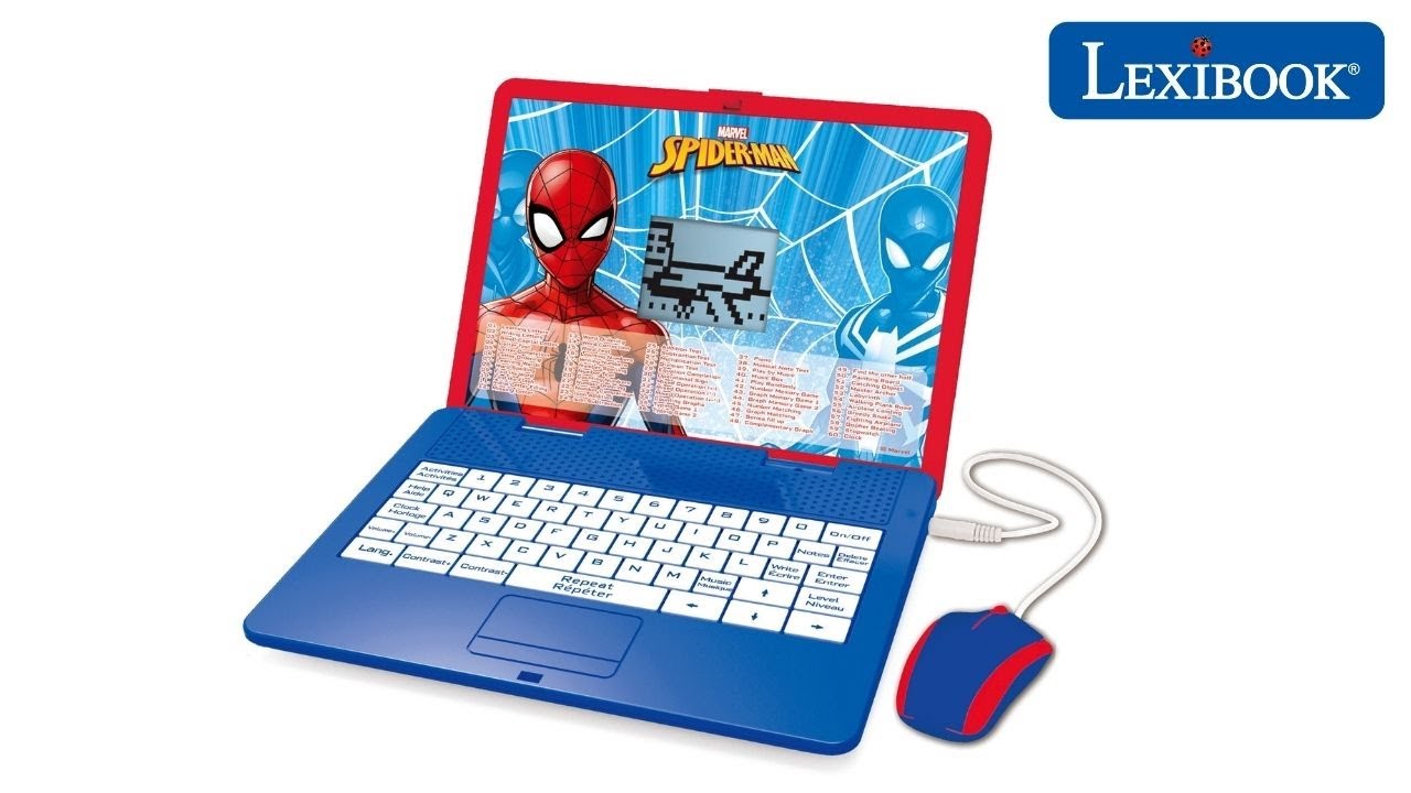 JC595SPi1 - Spider-Man - Ordinateur éducatif bilingue - Bilingual educational laptop - Lexibook