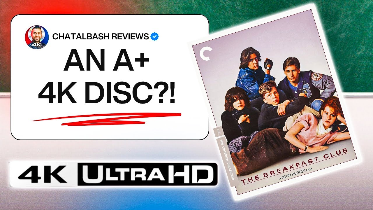 The Breakfast Club 4K UHD Blu-Ray Review