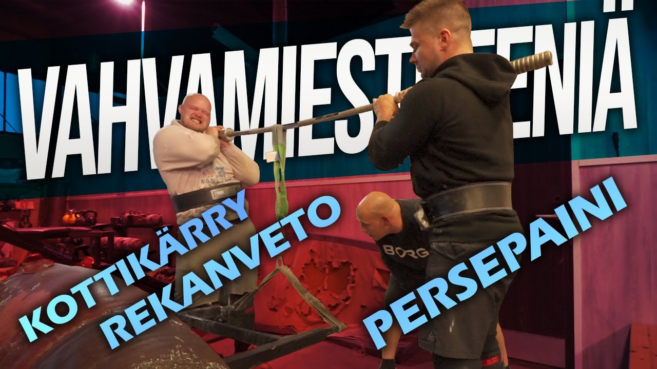 Suomen Vahvin Mies | 4 Viikkoa Kisoihin | ft. Vertti Harjuniemi