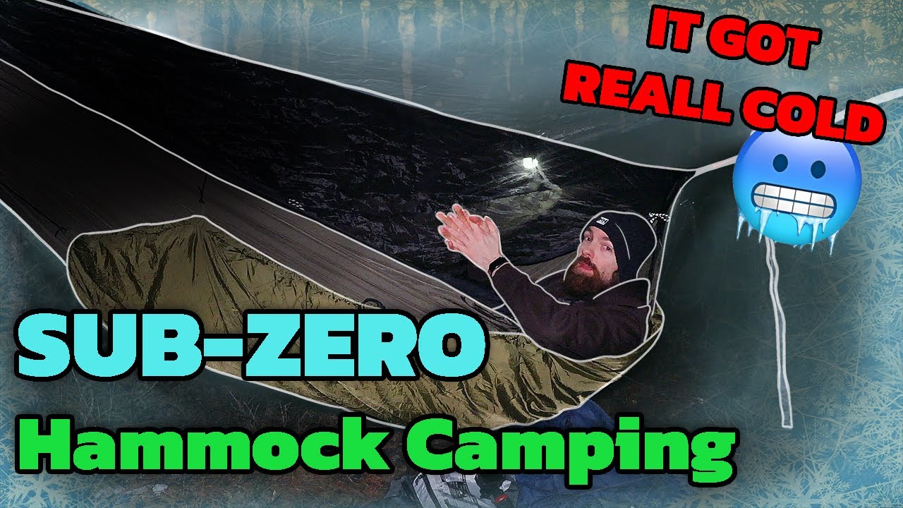 Winter Camping in my Hennessy Hammock