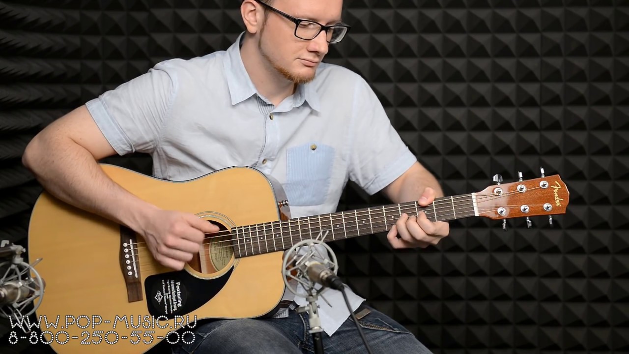 Акустическая гитара FENDER DG-60 (new Fender Acoustic Guitar Review)