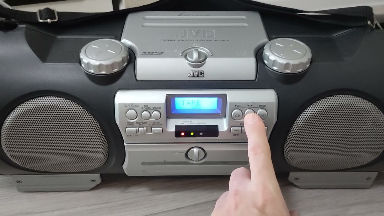 Бумбокс магнитола Jvc Rv Nb 10, продажа Авито.