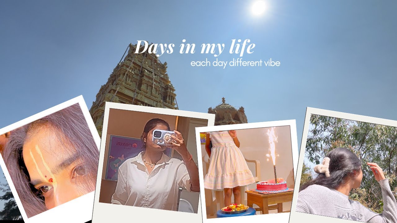 Telugu girl diaries|farm and fun vlog, temples, bday, a day out with frnd