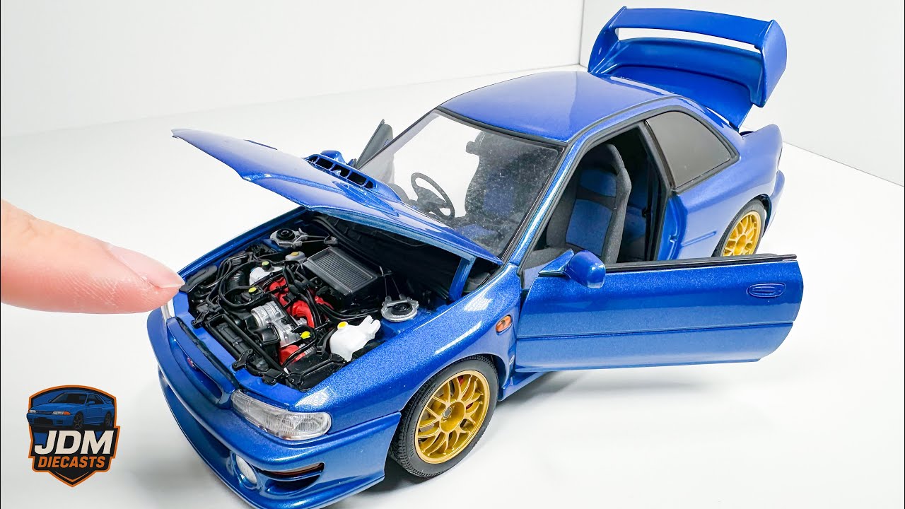 RARE Subaru 22B in 1:18 by AUTOart Diecast Model Car! #miniaturetoys #diecastcars #autoart