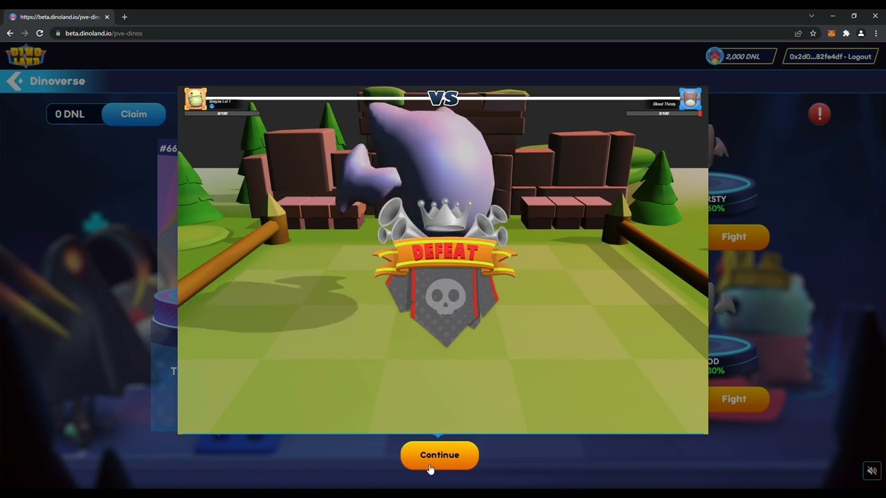 DINOLAND BETA TEST | Play-to-Earn NFT Game | PVE Gameplay
