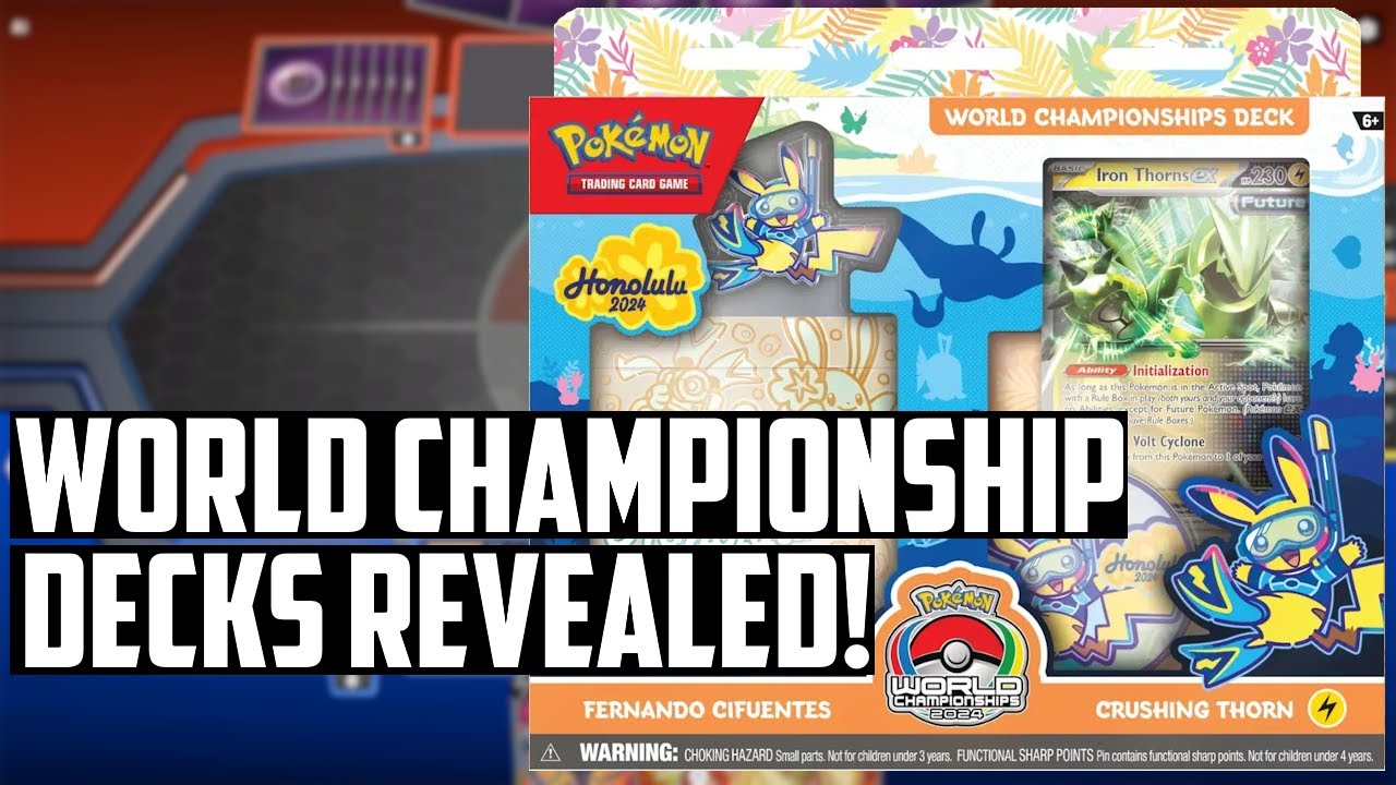 Представлены колоды для чемпионата мира по кик-кейпингу Pokemon TCG 2024!