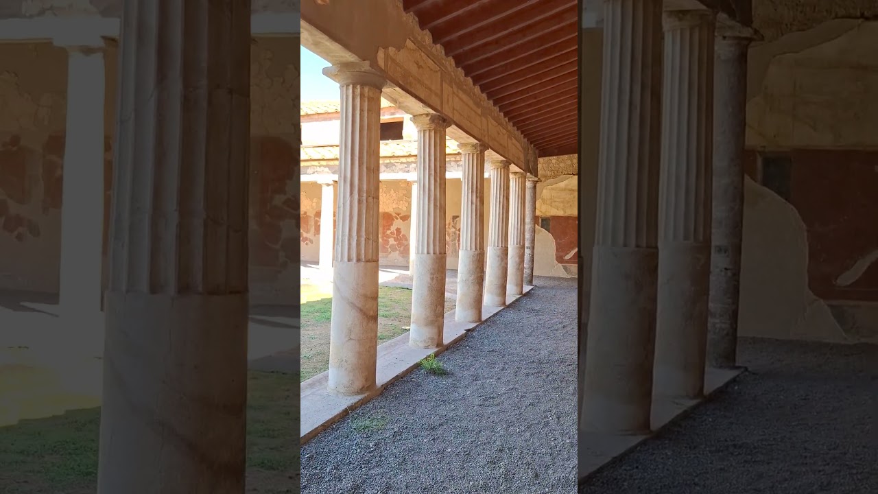 VILLA DI POPPEA SABINA, LA MOGLIE DI NERONE,  L'ANTICA OPLONTIS, TORRE ANNUNZIATA, ITALIA. #oplontis