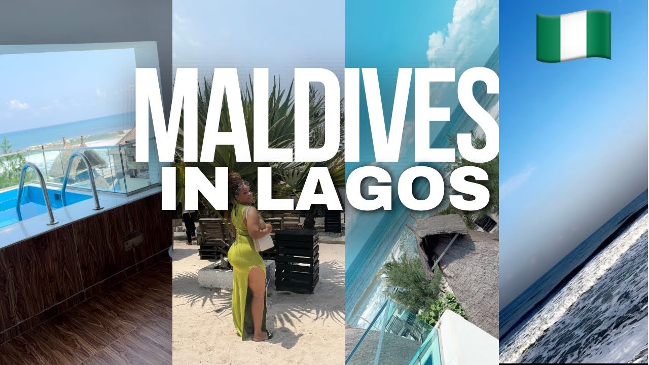 I went to MALDIVES in Lagos Nigeria 🇳🇬🩵🌴.