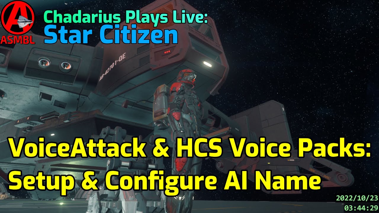 VoiceAttack & HCS Voice Packs: Setup & Configure AI Name
