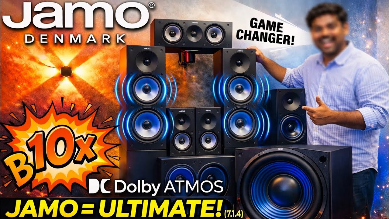Мощная кинотеатральная система🔥 – Непревзойденное качество Atmos | Jamo S526 + Denon X1800H #jamo...
