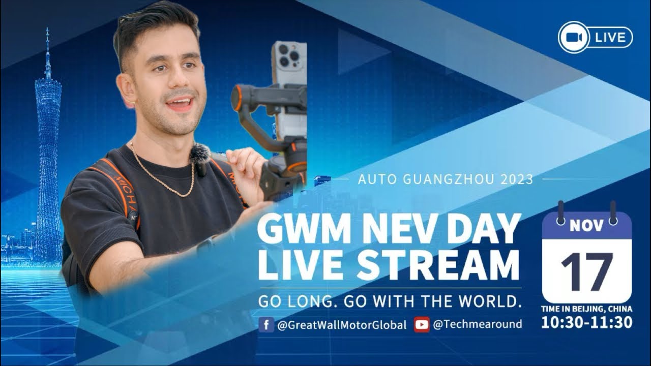 GWM New Day LIVESTREAM from Auto Guangzhou 2023