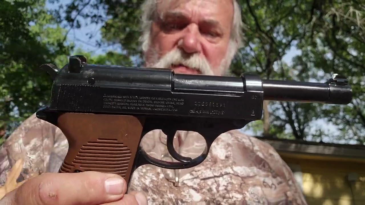Walther  P-38 Blowback BB Pistol Table Top Review. Flying Can Ranch.