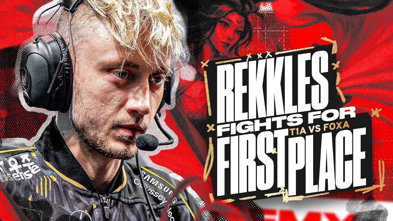 REKKLES FIGHTING FOR FIRST PLACE - T1 ACADEMY VS FOX - CAEDREL