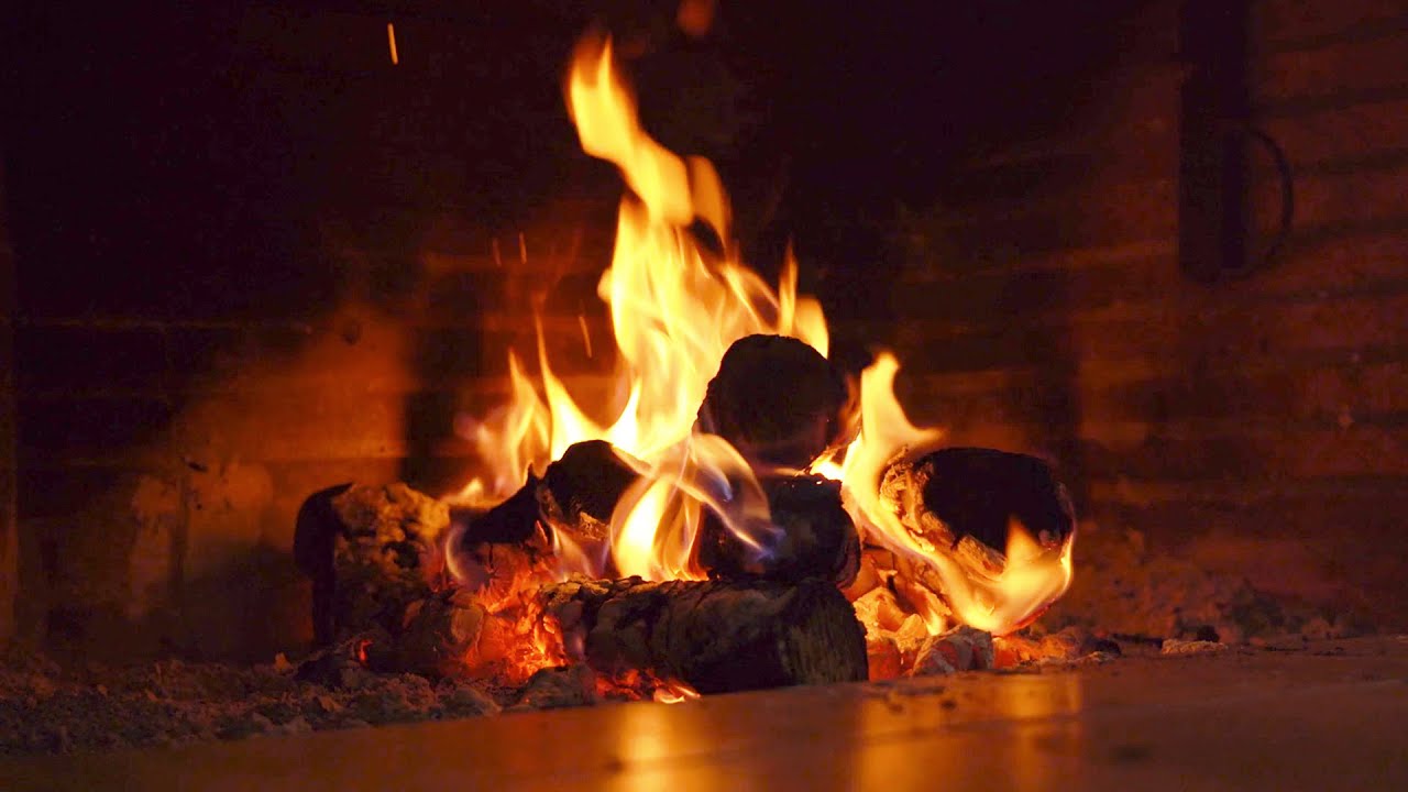 Fireplace 10 HOURS full HD • Soft Jazz Saxophone Music • The Most Romantic and Relaxing on YouTube!