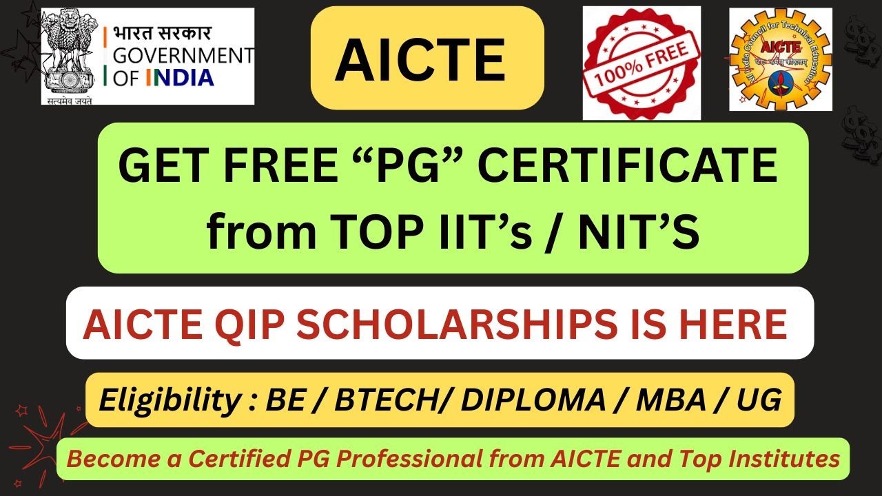 AICTE  Scholarship 2025 | For Every Faculty | Eligibility, Benefits & Application