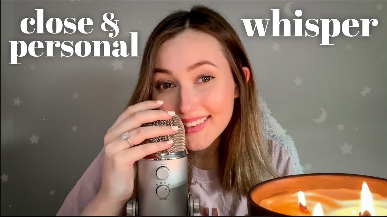 Close & Personal ASMR💤 Repeated Whispers & Candle Sounds