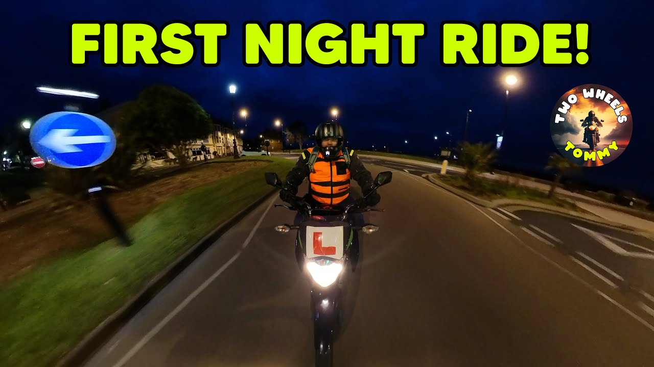 My First Night Ride and Theory Test News - Honda CB125F