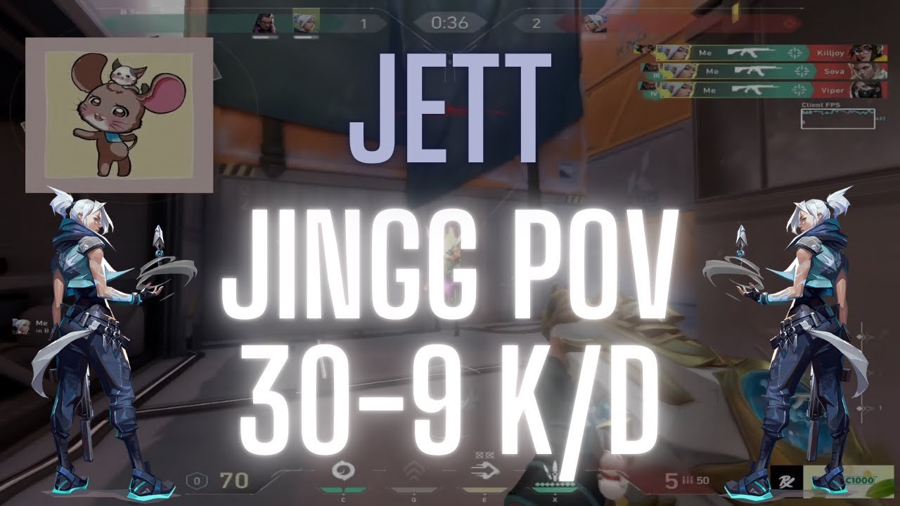 PRX Jingg POV Jett on Icebox 30-9 K/D (VALORANT Pro POV)