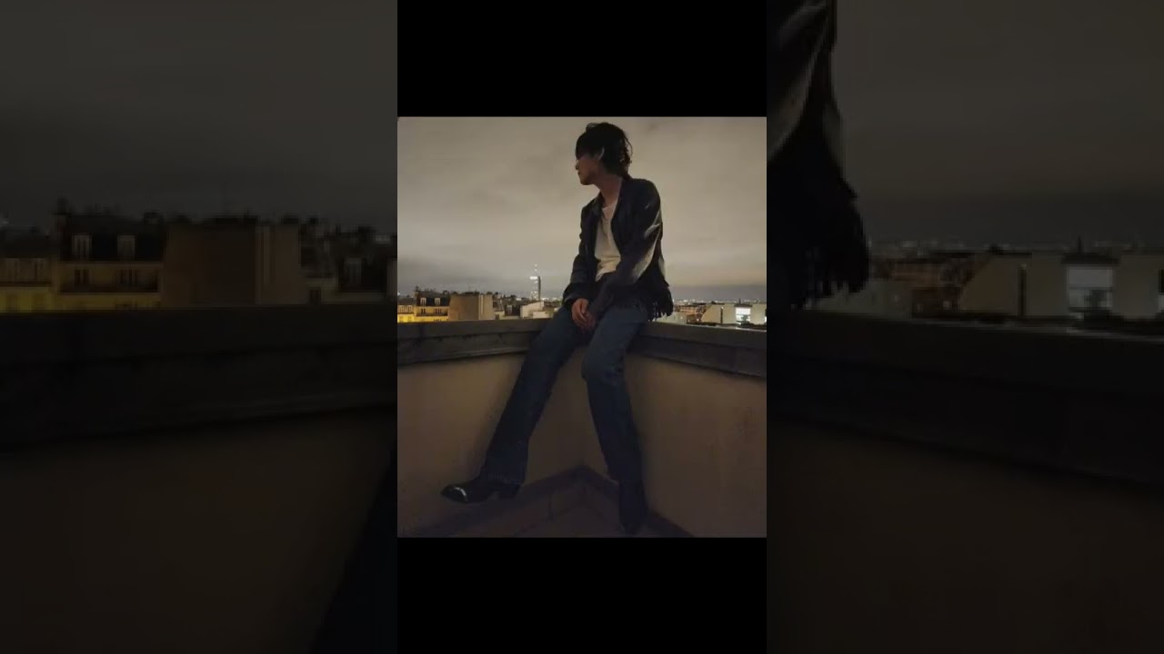 Tae is in PARIS #taehyung #Paris #trip #kpop #idol #fun