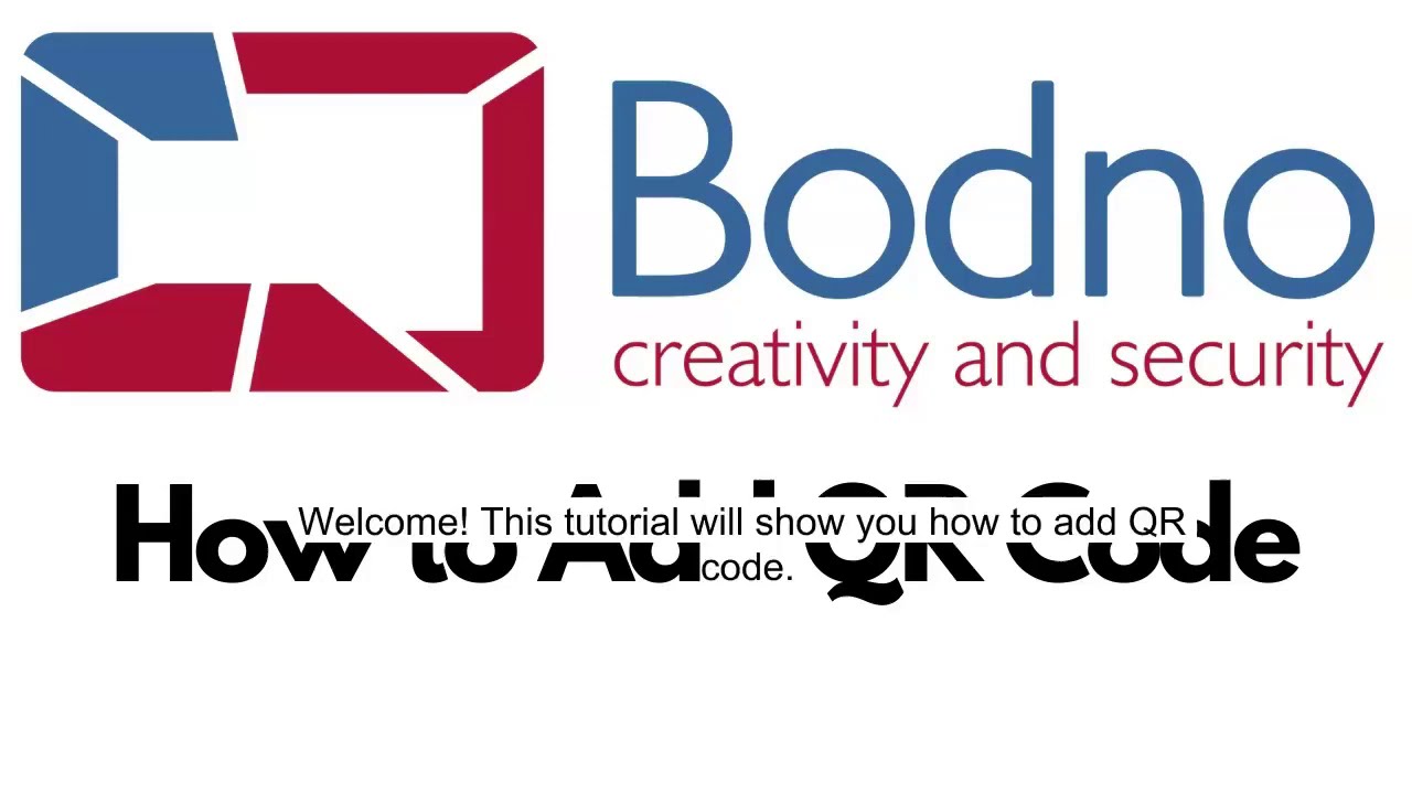How to create QR codes - Bodno ID Card Software