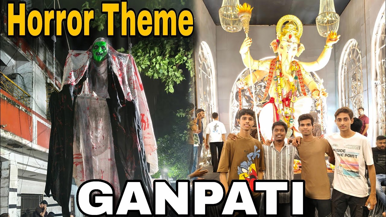 Kya Aap Andar Aane Ki Himmat Rakhte Ho? 😈 Horror Theme Ganpati 2025